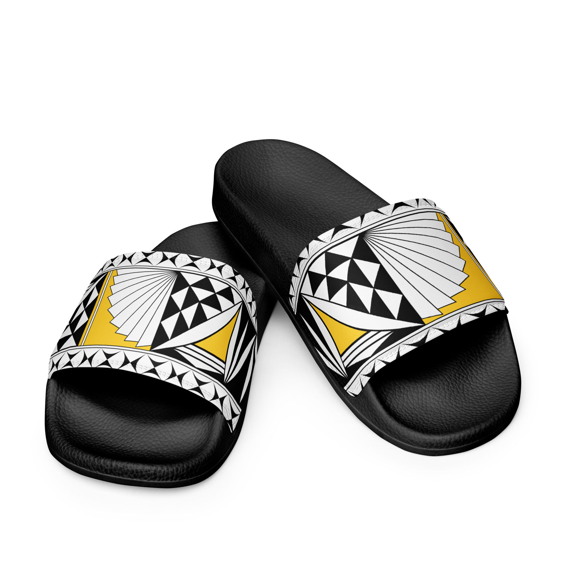 Southwest Sunrise in Yellow Men’s slides