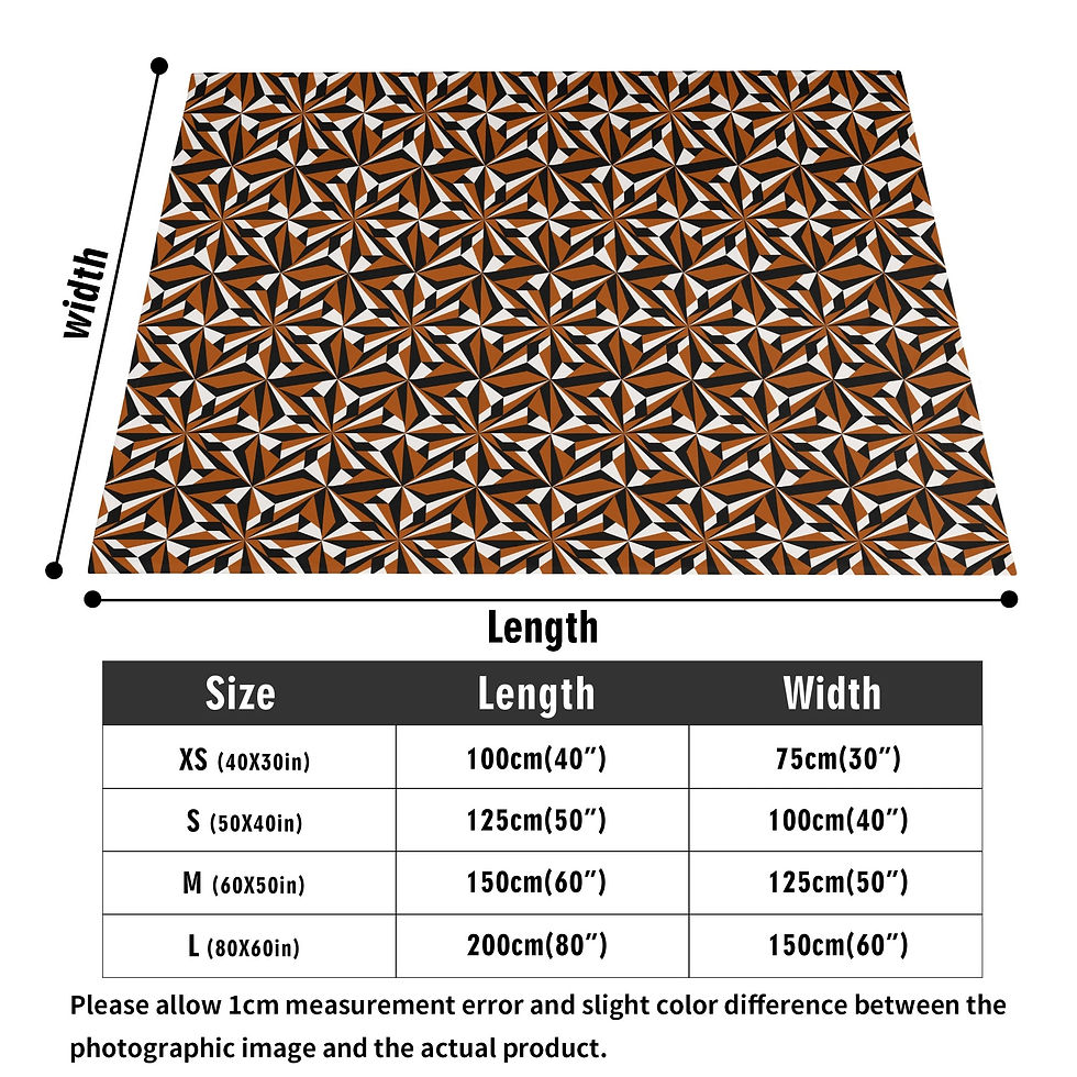 Thumbnail: Desert Flowers in Rust Flannel Blanket