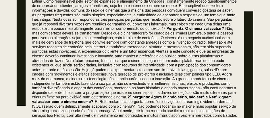 As três perguntas mais frequentes sobre o futuro do cinema