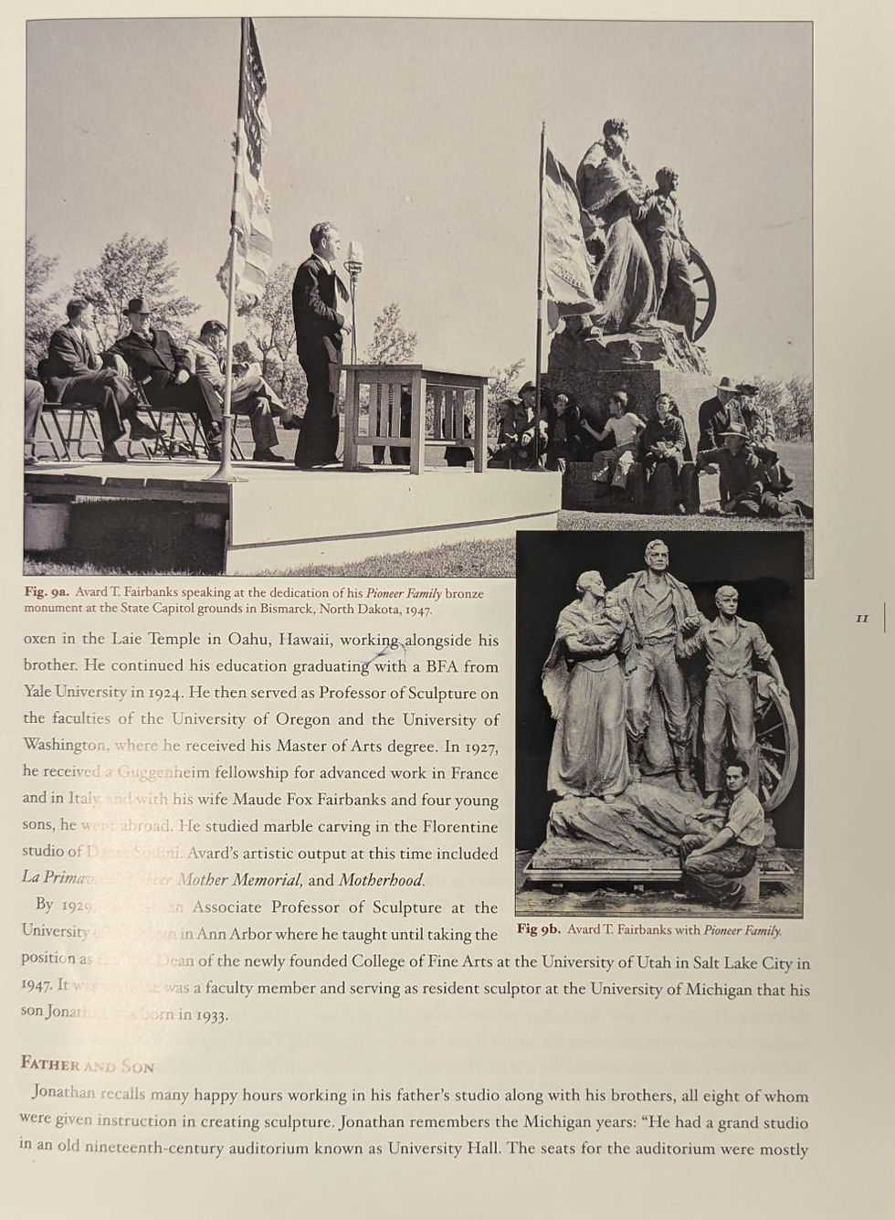 Thumbnail: The Pioneer Family Statue, Capital Grounds, Bismarck North Dakota
