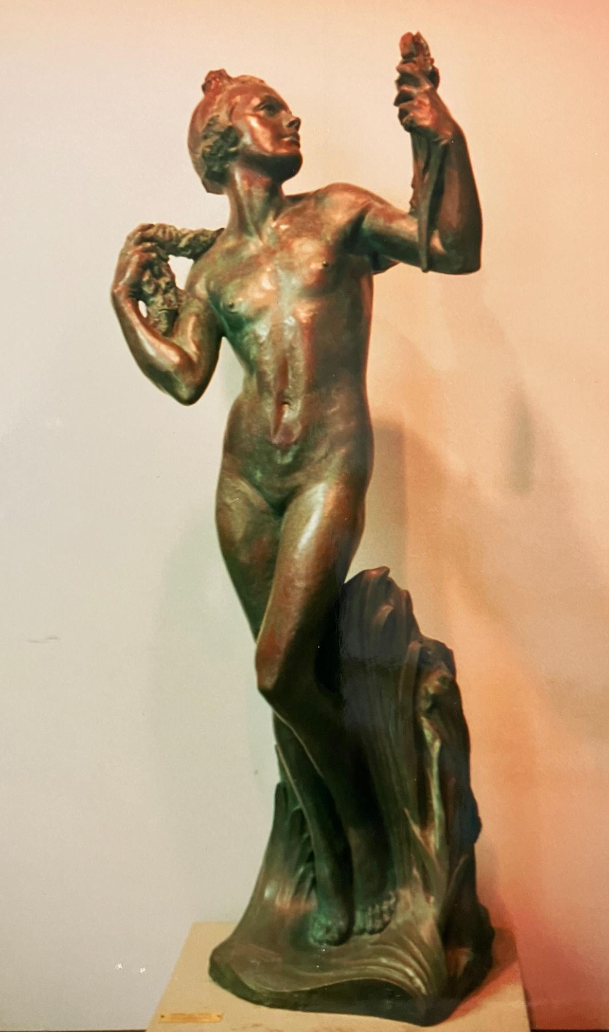 Flower Girl Bronze Statue - 1933