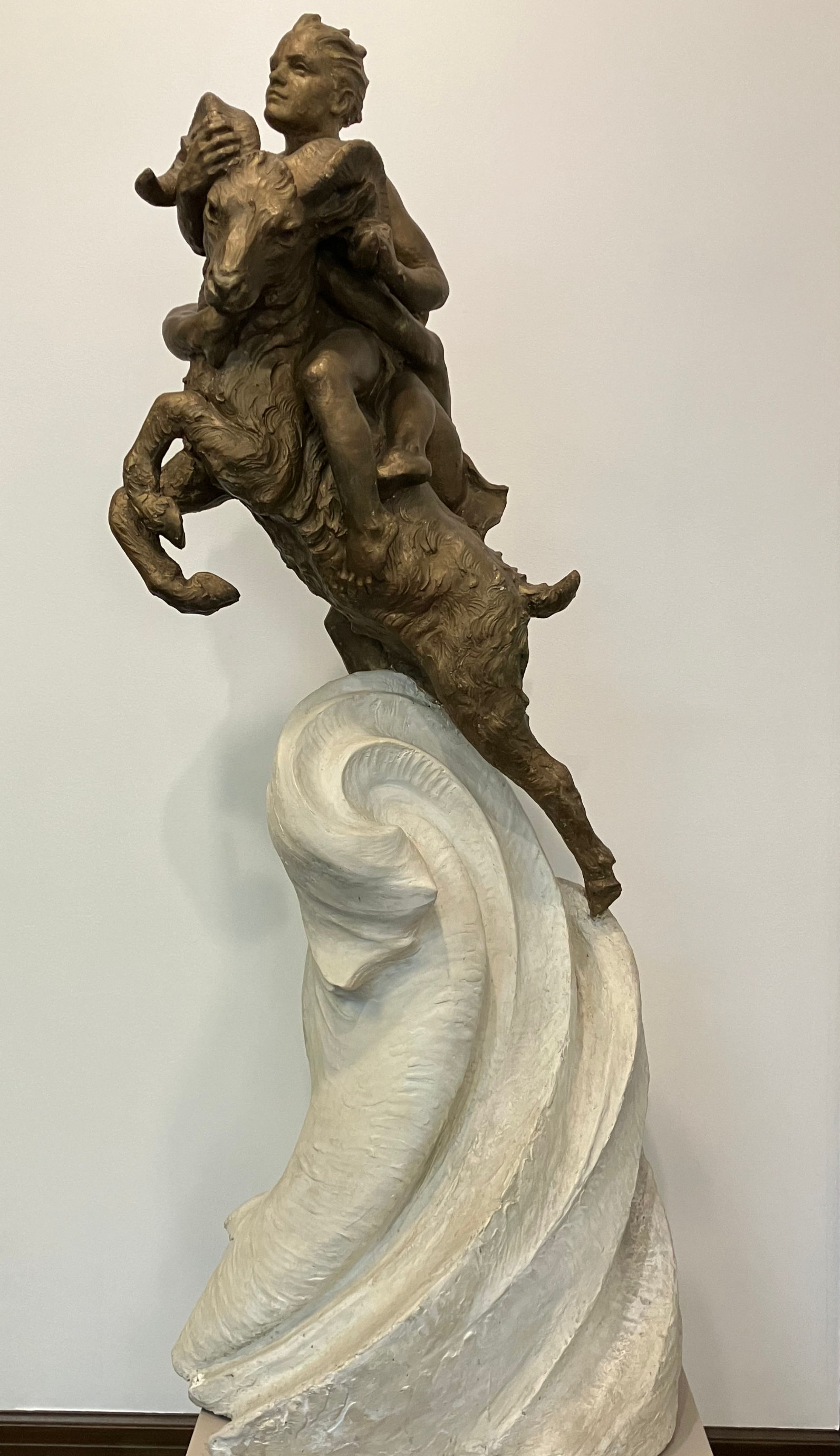 Helle & Phryxis and The Golden Fleece Bronze Statue - 1939
