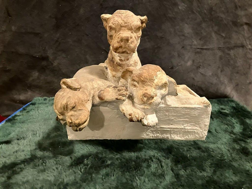 Thumbnail: Box of Puppies - Set of 2 - 1932