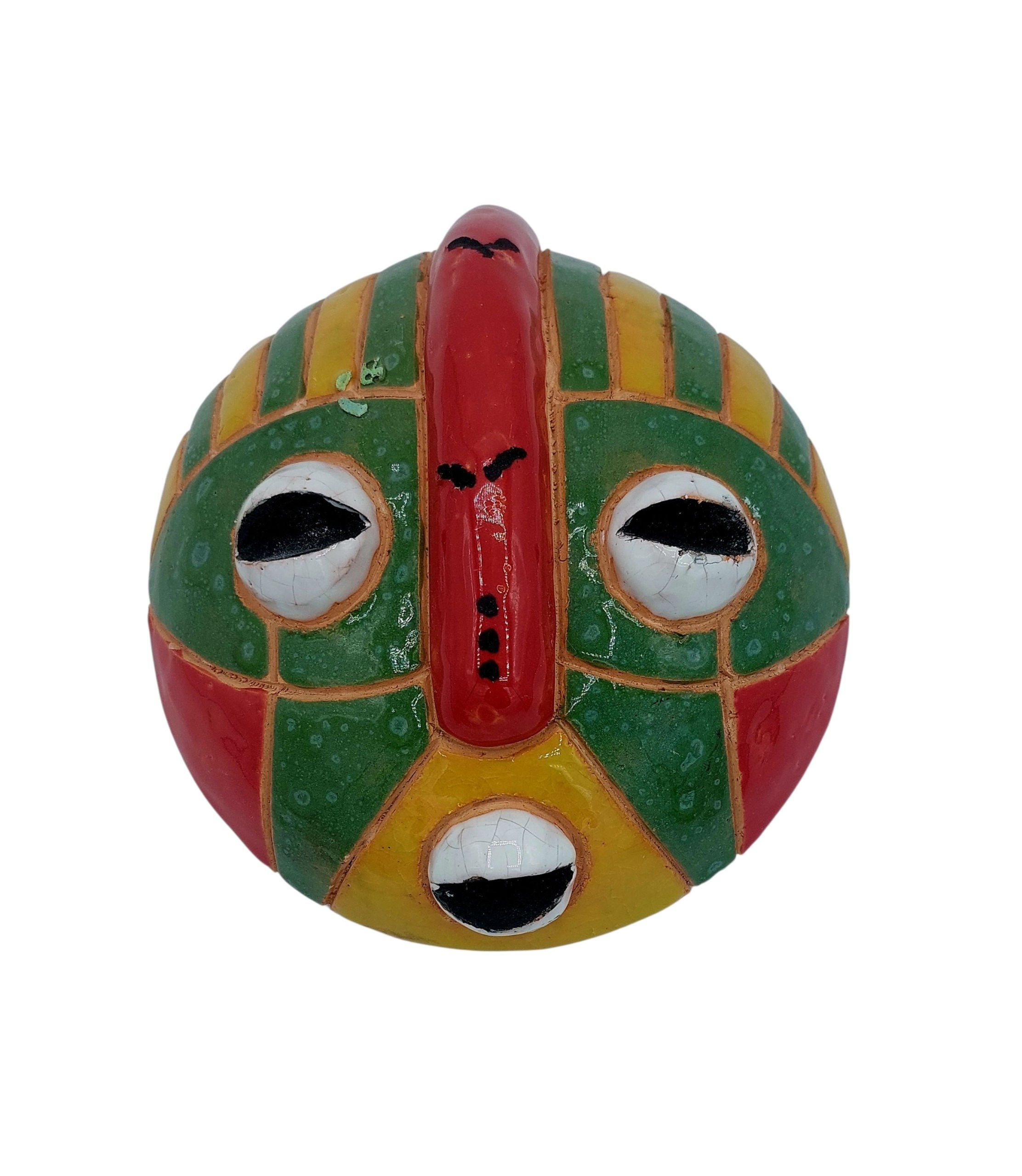 Masque en céramique – style Luba