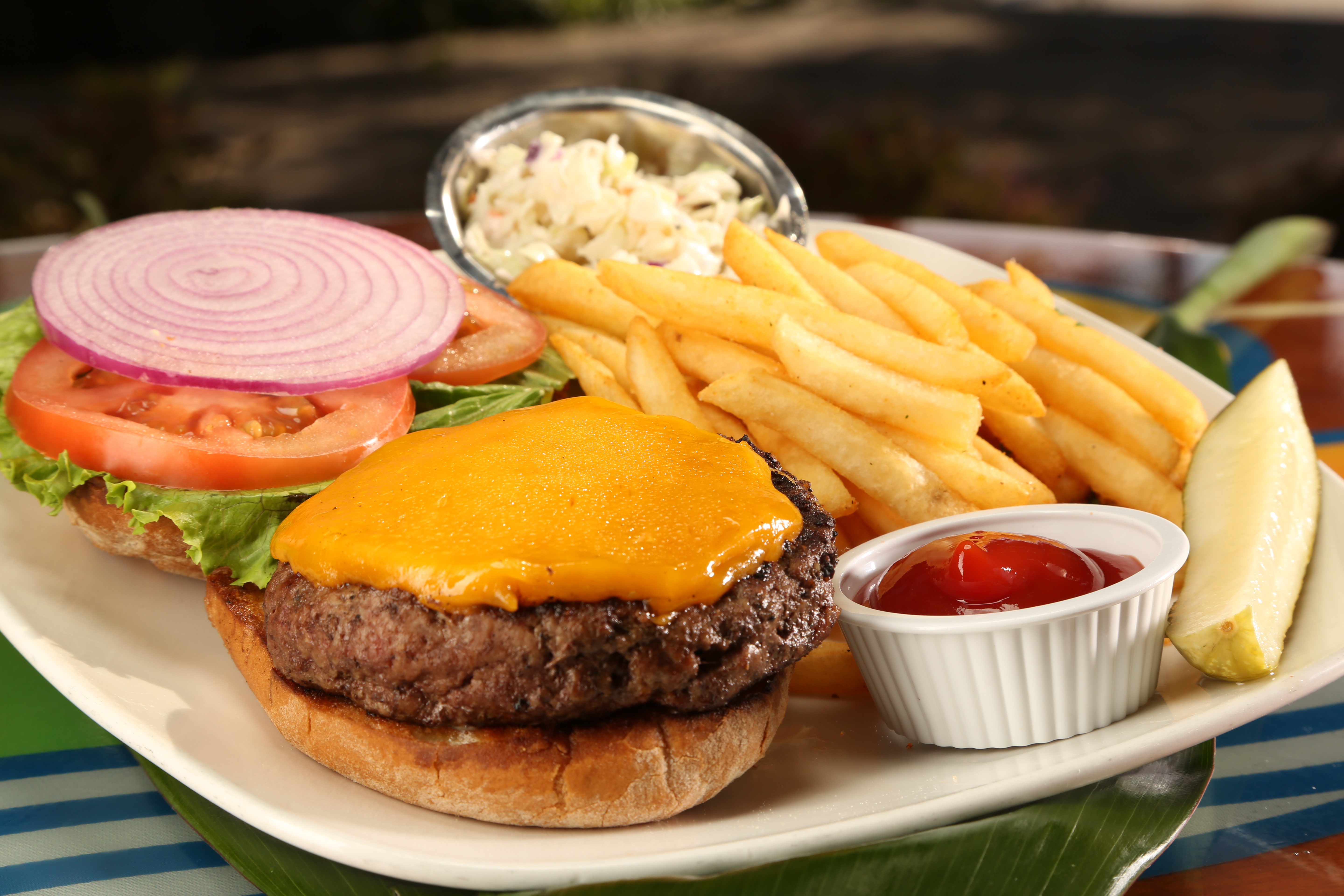 Half Pound Ocean Front Cheeseburger