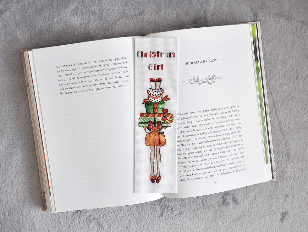 Thumbnail: Christmas Girl Bookmark Pattern