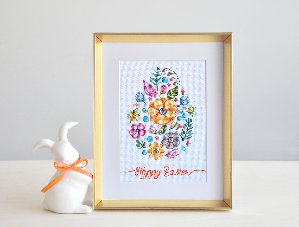 Colorful Easter Egg PDF Pattern