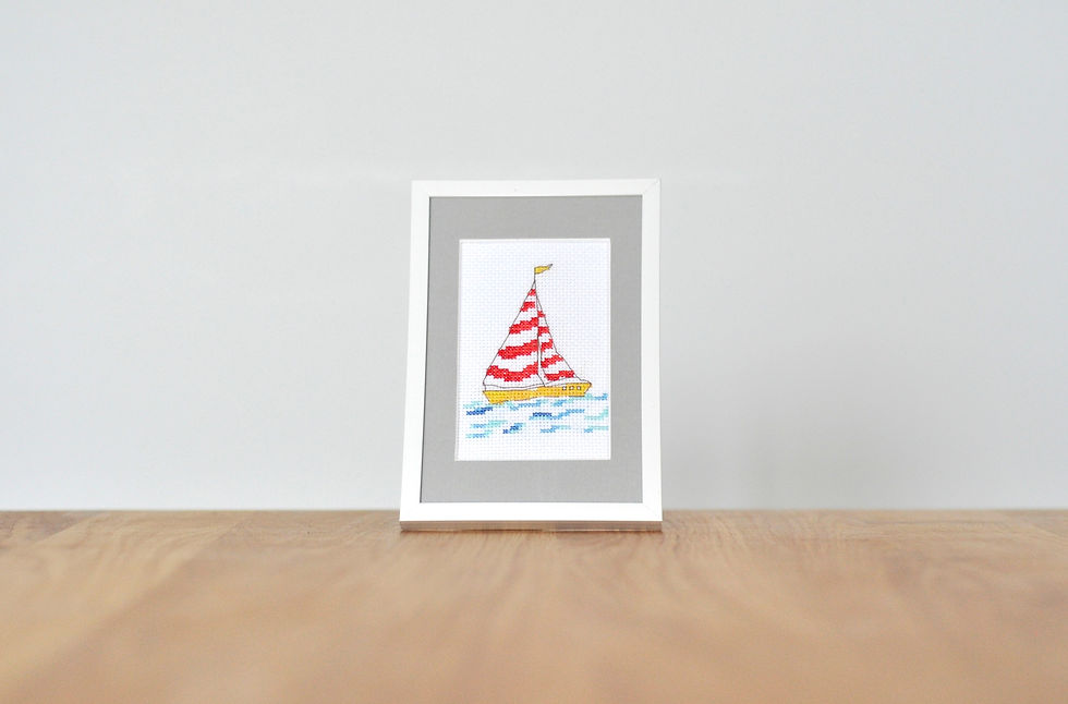 Thumbnail: Set of 3 Sailboat PDF Patterns