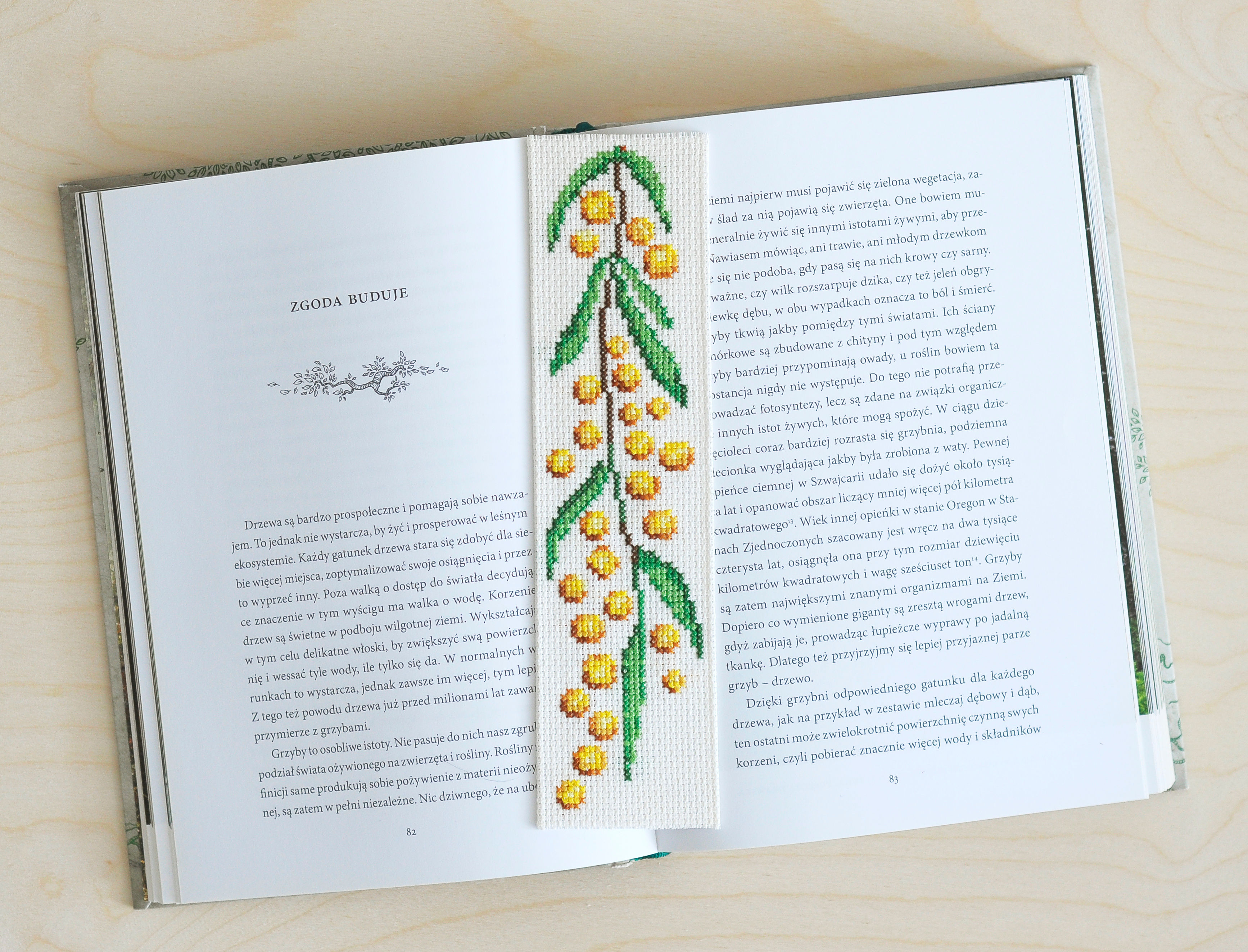 Autumn Cross Stitch Bookmark Pattern PDF