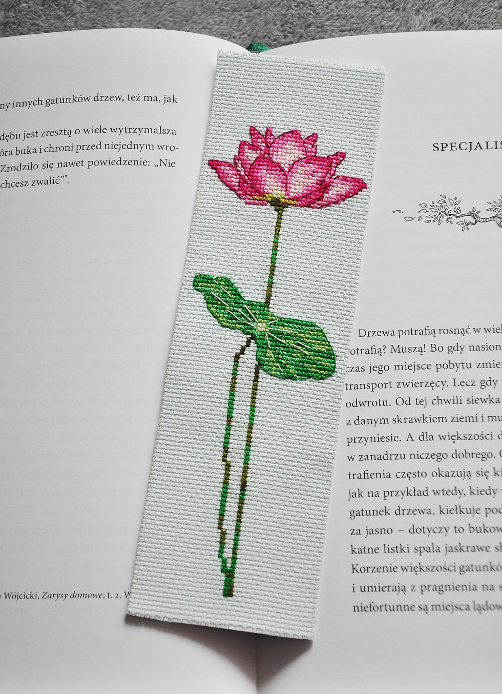 Thumbnail: Set of 3 Floral Bookmark PDF Patterns: Lotus, Cotton, Rose