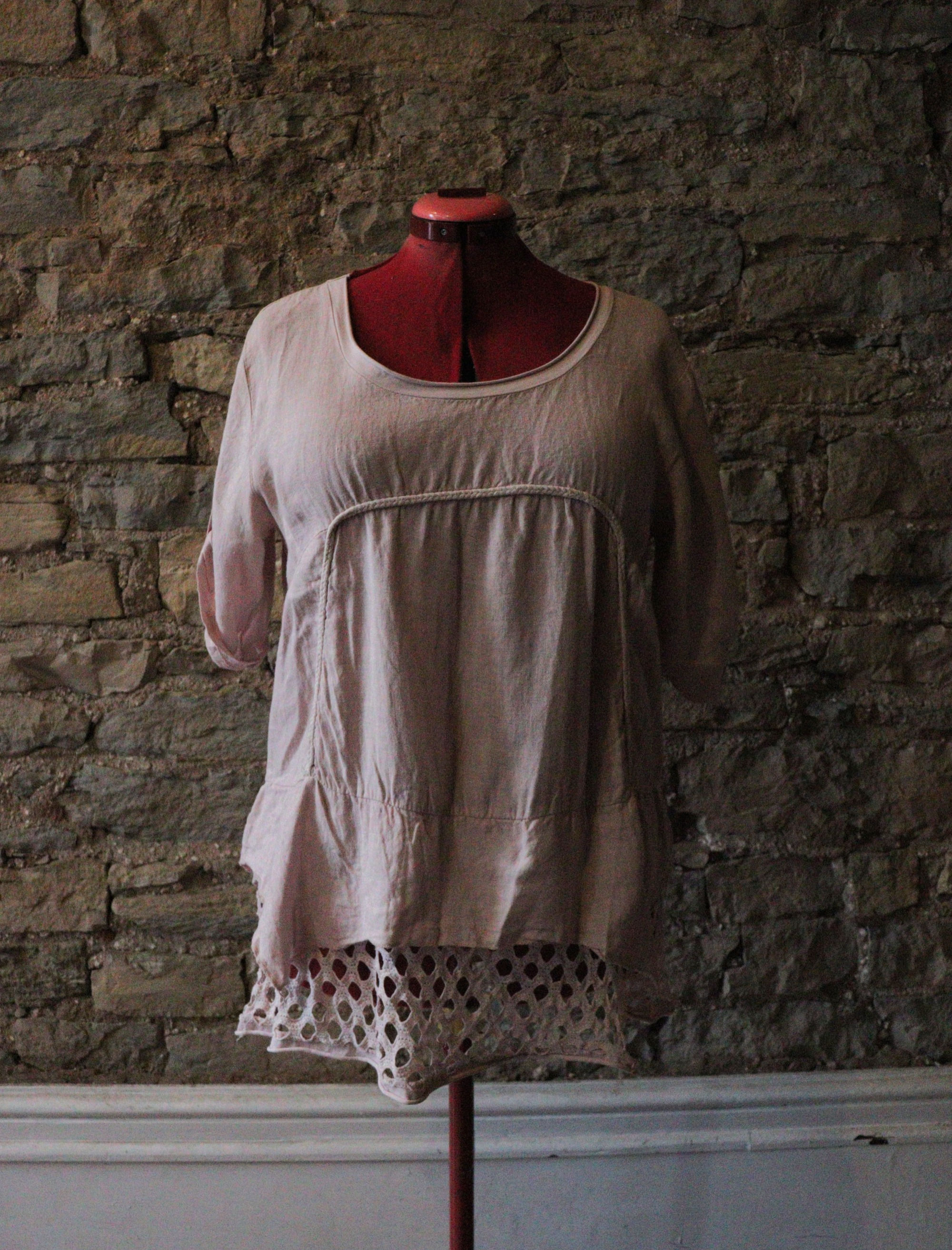 Pink Linen Shirt