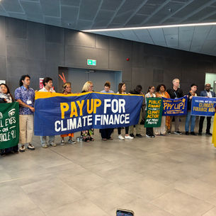 Climate finance protest at bonn intersessionals