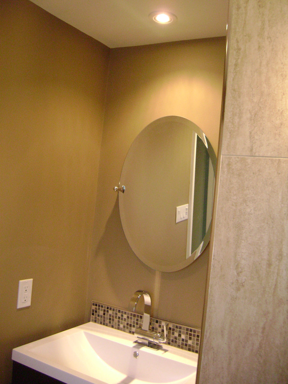 Oval mirror