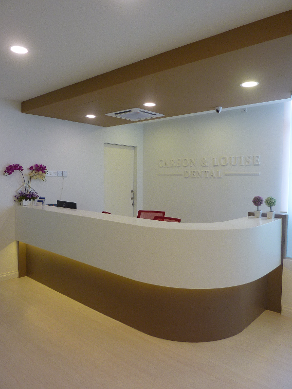 Reception counter