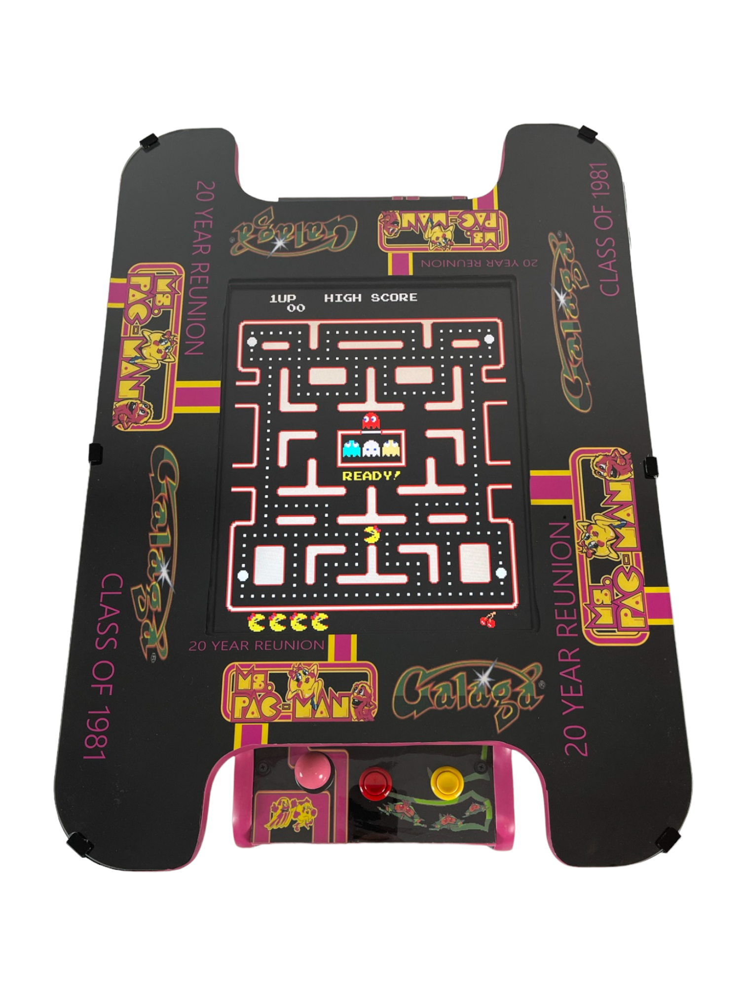 Pink Ms. Pac-Man / Galaga Arcade Table