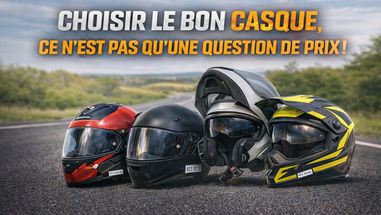 Casques moto : types, normes, homologation… et pourquoi d'aussi gros écarts de prix !