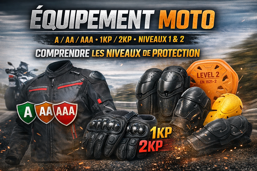 comprendre les équipements moto