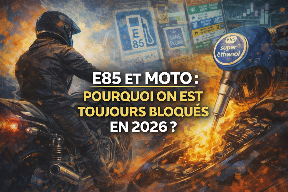 E85 et moto : pourquoi on est toujours bloqués en 2026 ?