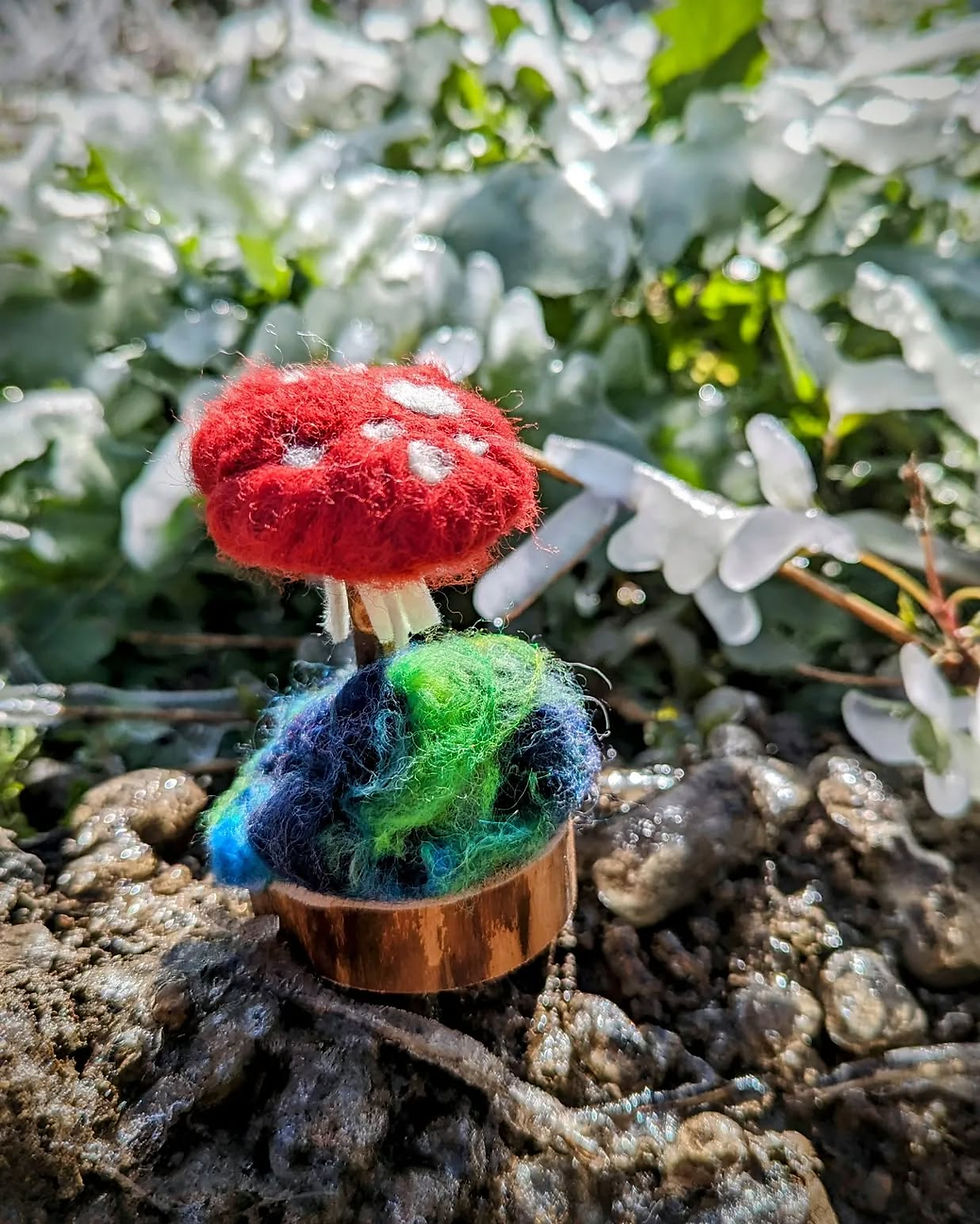 Thumbnail: Felted Mushroom