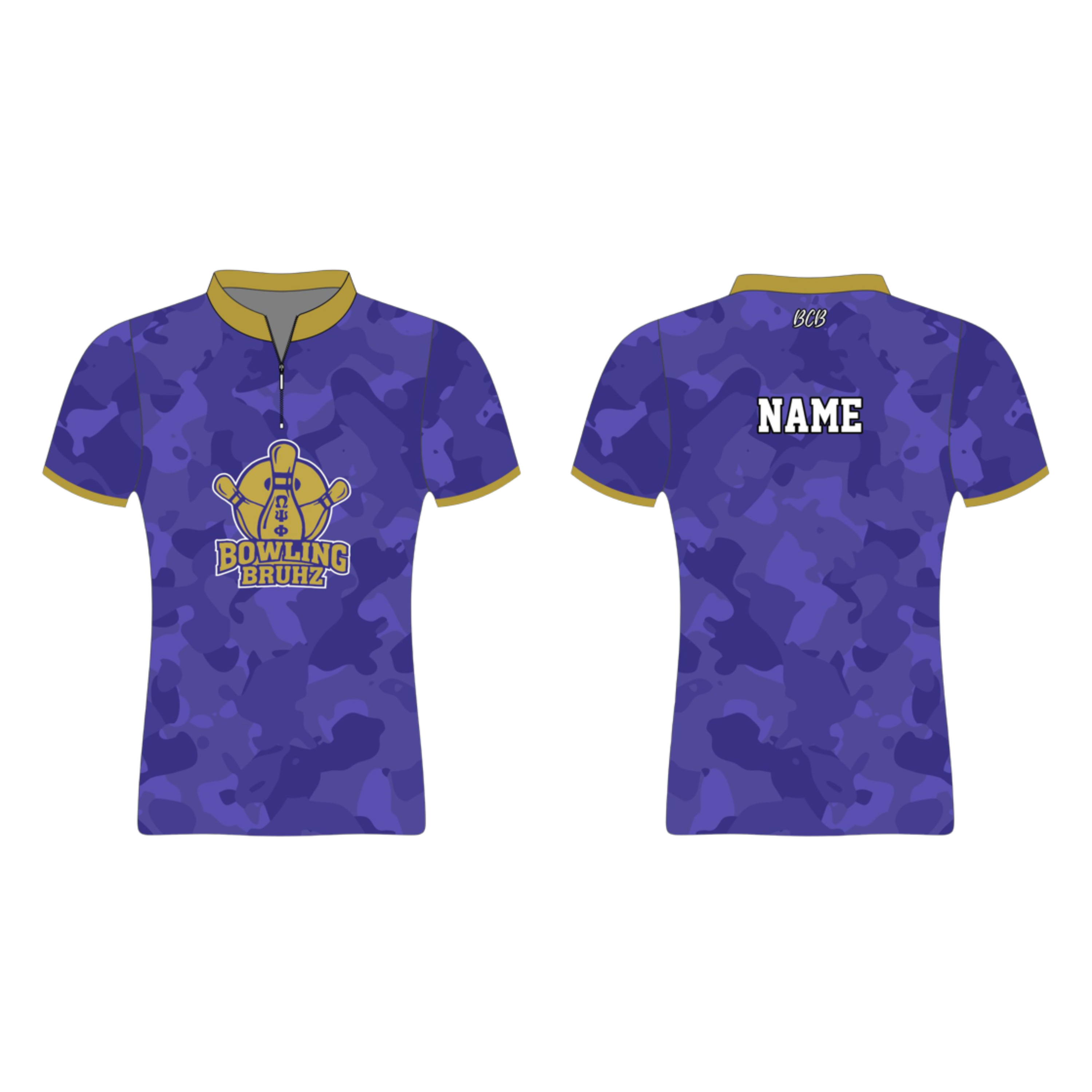 Bowling Bruhz Purple Camo