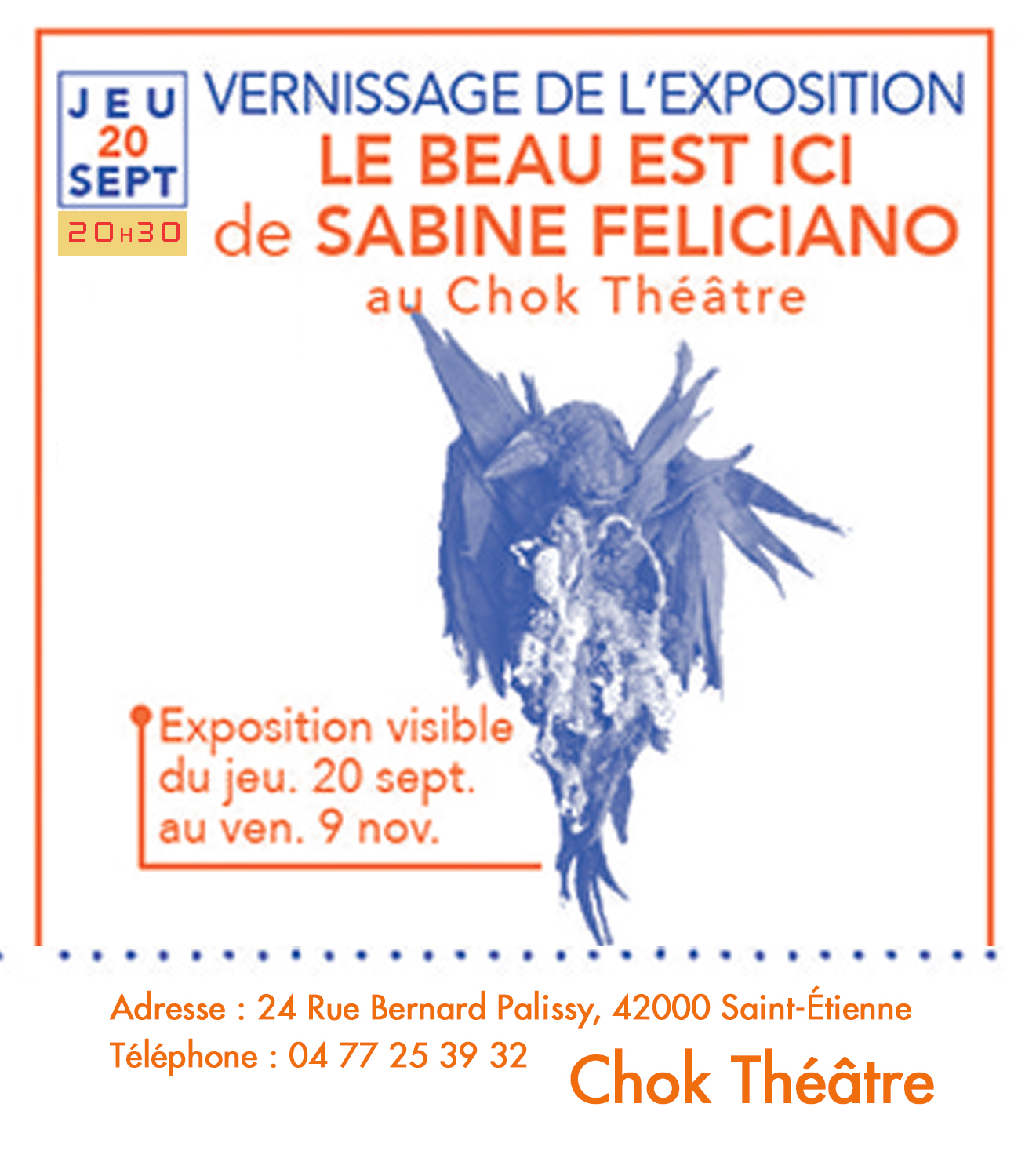 vernissage expo chok theatre sab Felicia