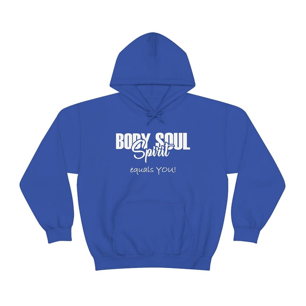 Thumbnail: BODY SOUL Spirit equals YOU | Unisex Heavy Blend™ Hooded Sweatshirt