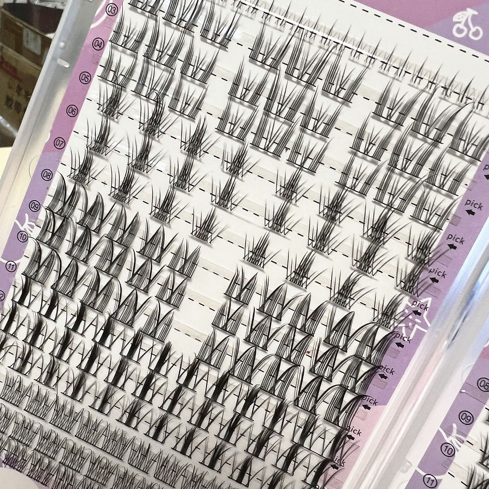 Thumbnail: Mix 32 rows individual cluster eyelashes