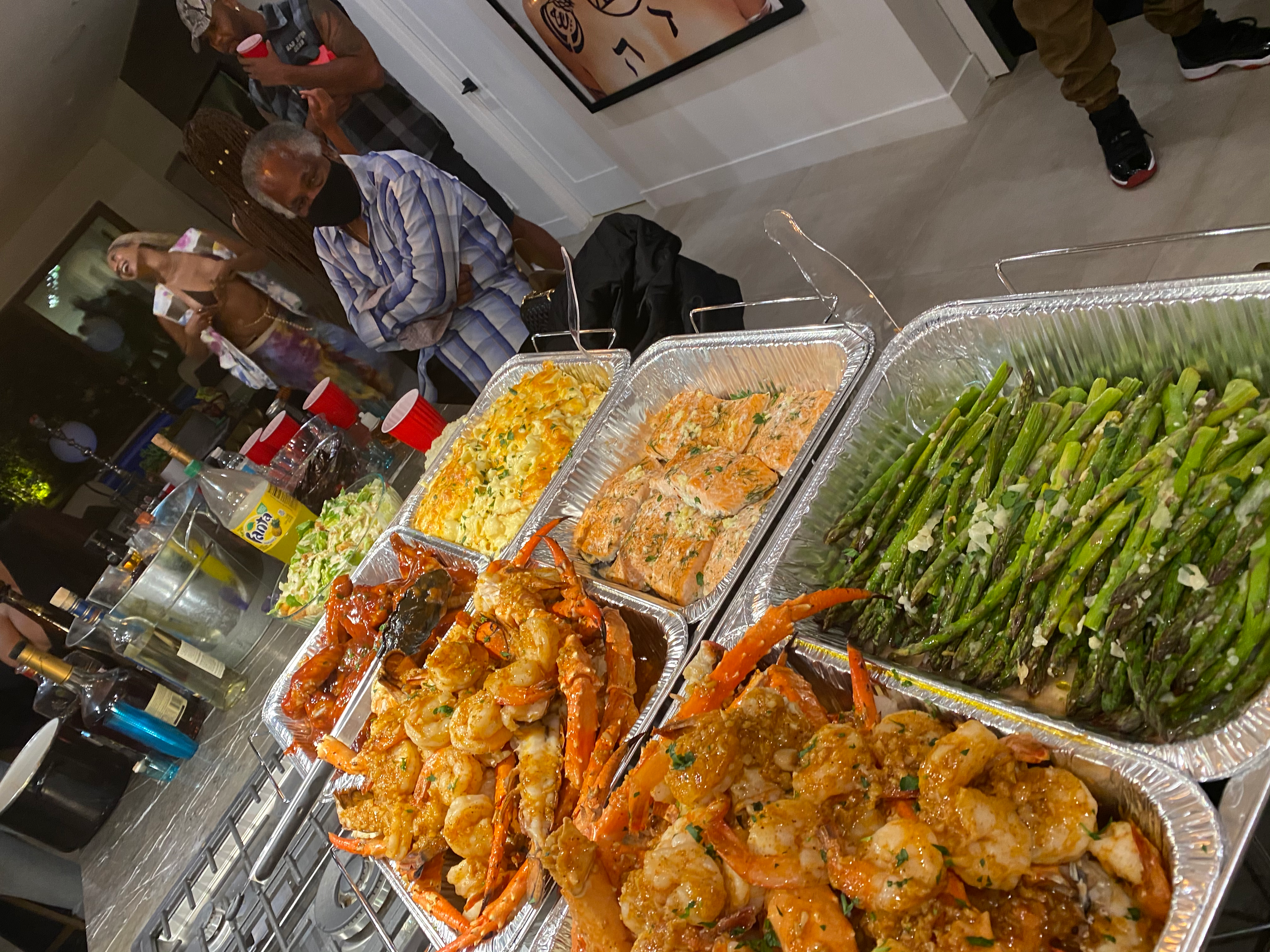 Arranged Food and Objects