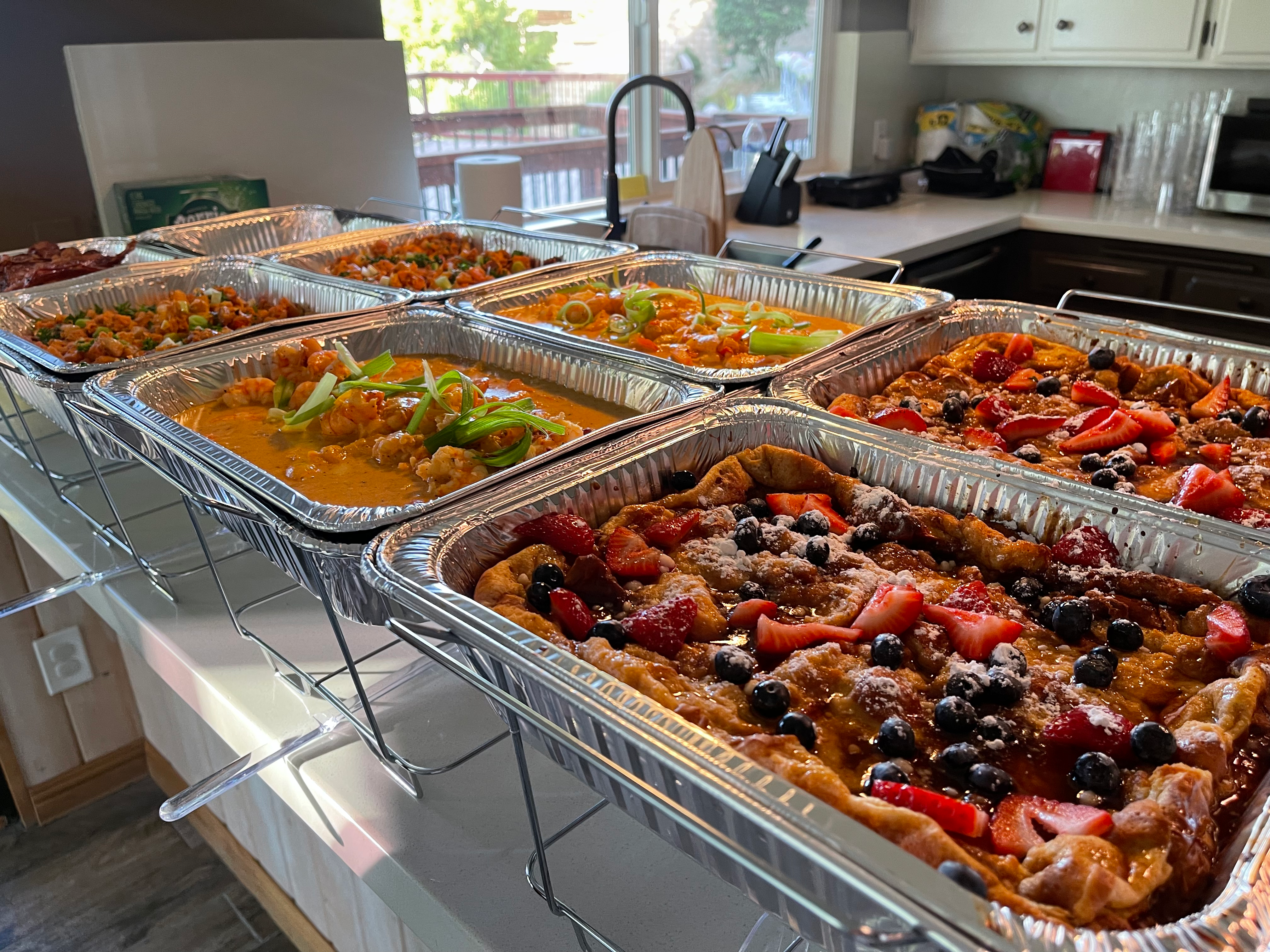 Arranged Food and Objects