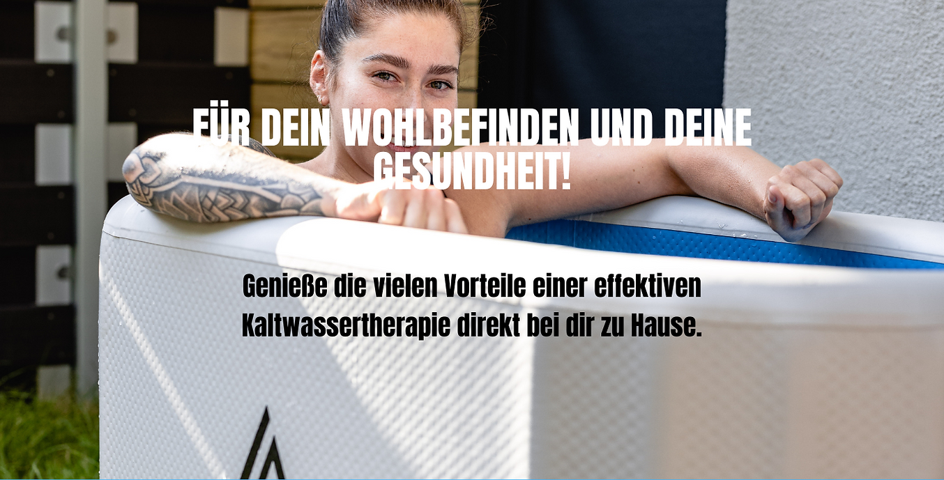 Eisfass zum Eisbaden