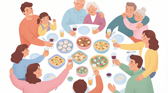 Chinese New Year reunion dinner | Lightingway Counselling & Therapy