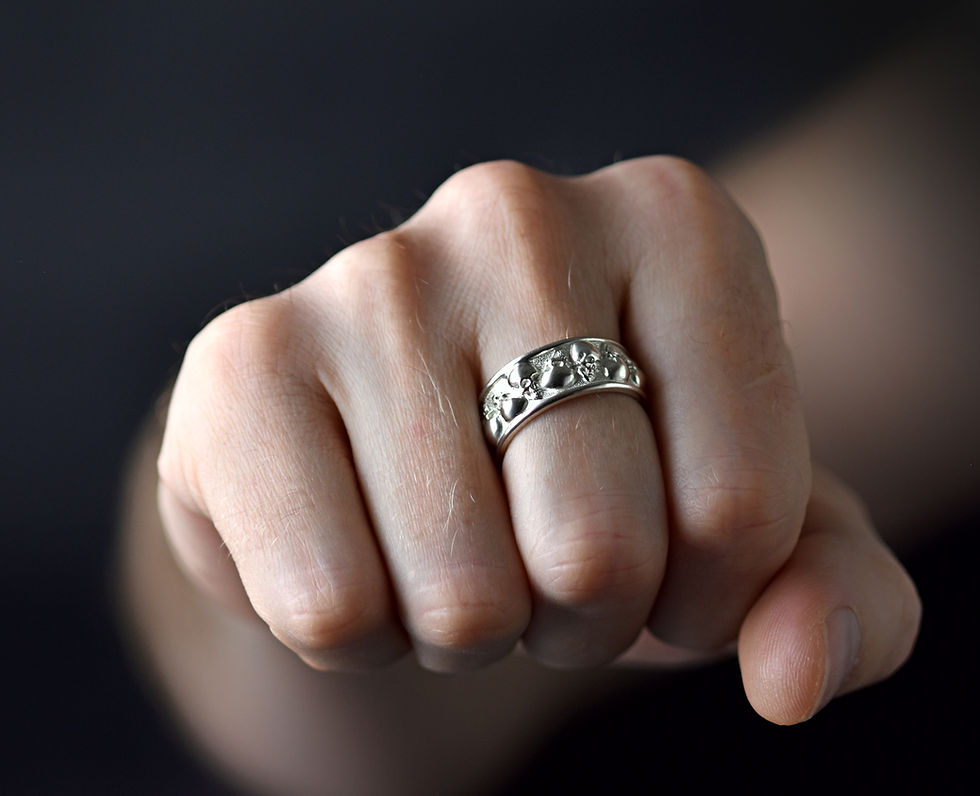 Thumbnail: Multi Skull Ring