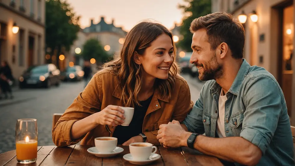 Couple enjoying quality time together