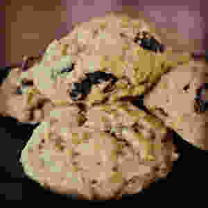 Spelt Oat Raisin Cookies