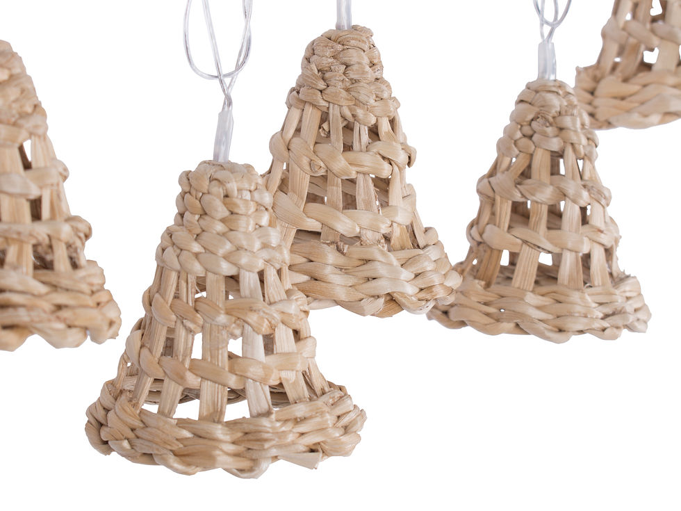 Thumbnail: Banana Bark Bell Fairy Lights | 3 mtr