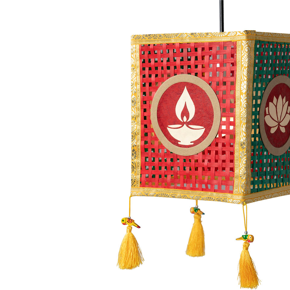 Noor Jaali Handcrafted Bamboo Lantern