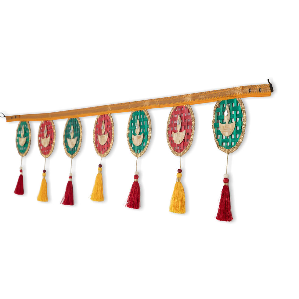 Thumbnail: Deepam Handcrafted Bamboo Toran
