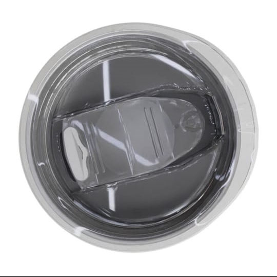 Thumbnail: Double wall stainless steel white skinny tumbler
