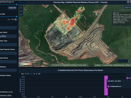 Terrabotics Launches EmissionsAnalyst™: A Revolutionary Emissions Measurement, Mapping & Monitoring Data Analytics Interface, to Track and Trace Greenhouse Gases with Satellites