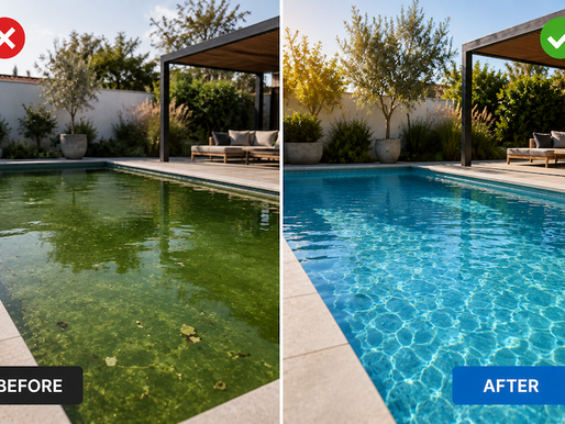 Extreme Hitze belastet jeden Pool. Mit der richtigen Pflege und moderner Pooltechnik bleibt das Wasser auch an heißen Sommertagen klar.