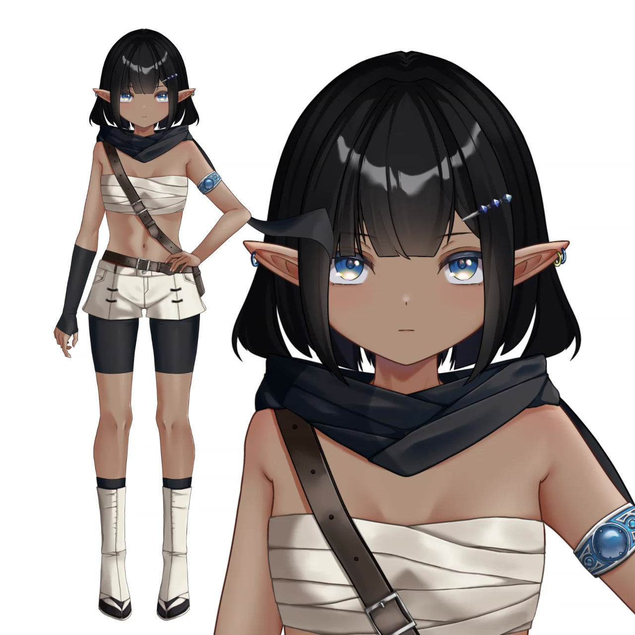 【汎用モデル】ダークエルフ 冒険者