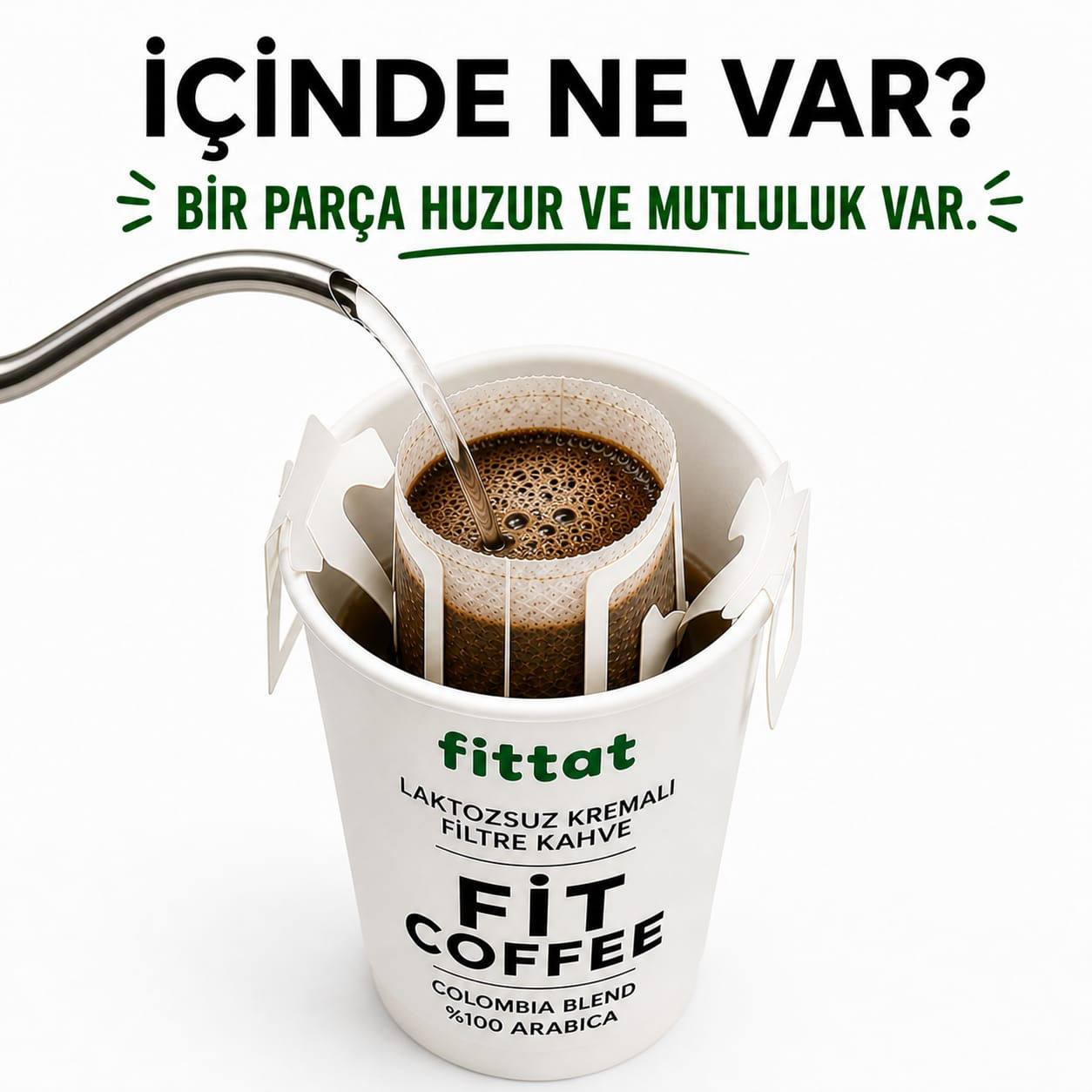 Laktozsuz Kremalı Filtre Kahve 6 Adet (Büyük Boy)