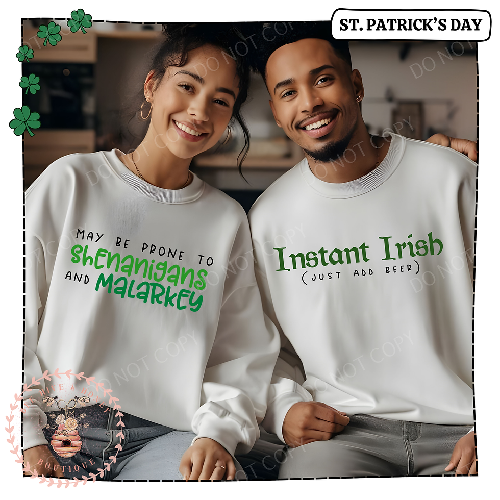 Fun & Playful St. Patrick’s Day Designs – Shenanigans & Instant Irish 🍀🎉