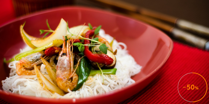 Le Feuillage - Menu Gambas 2 pers.