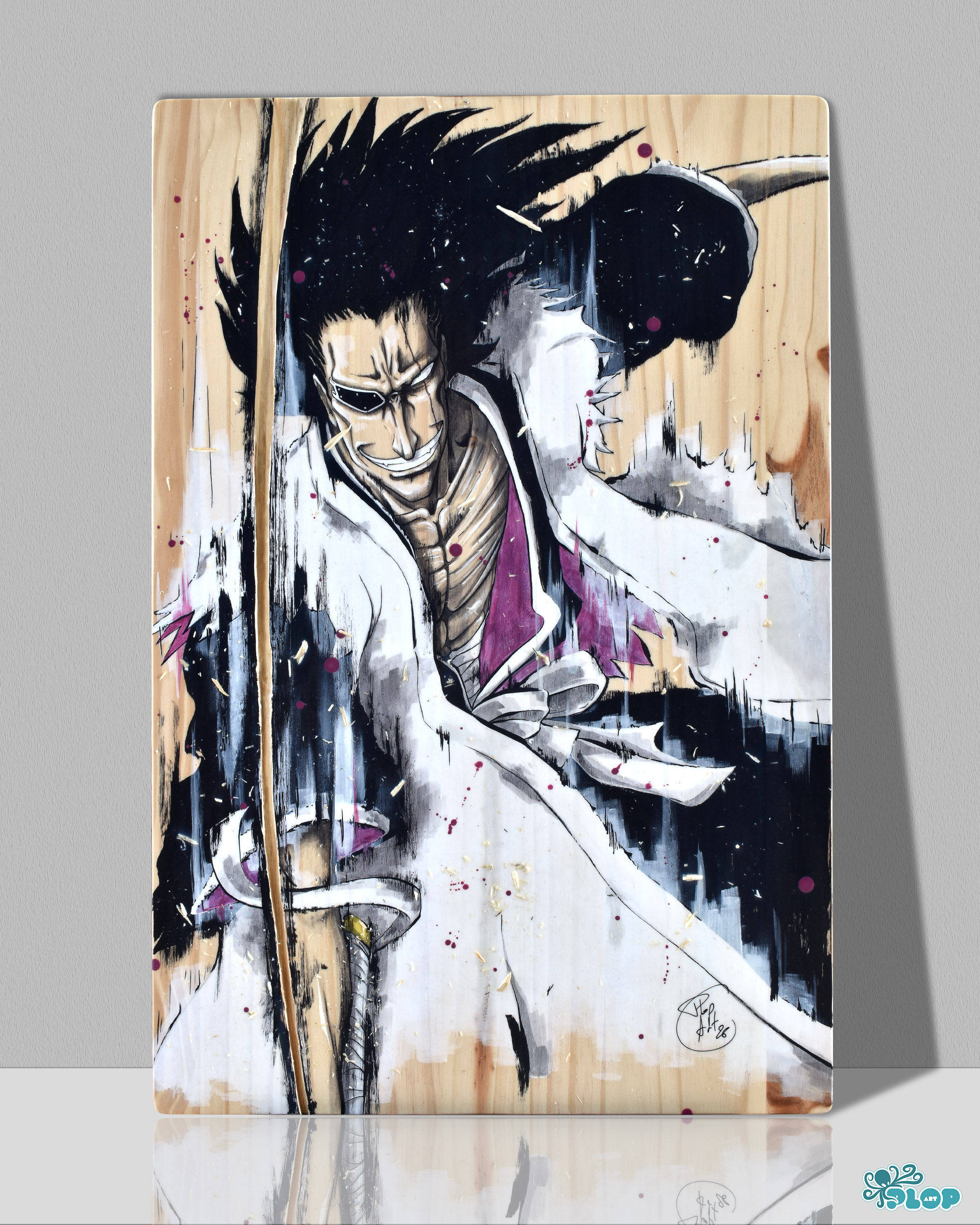 Zaraki Kenpachi in the wood