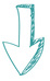 Sketch Arrow Down