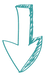 Sketch Arrow Down