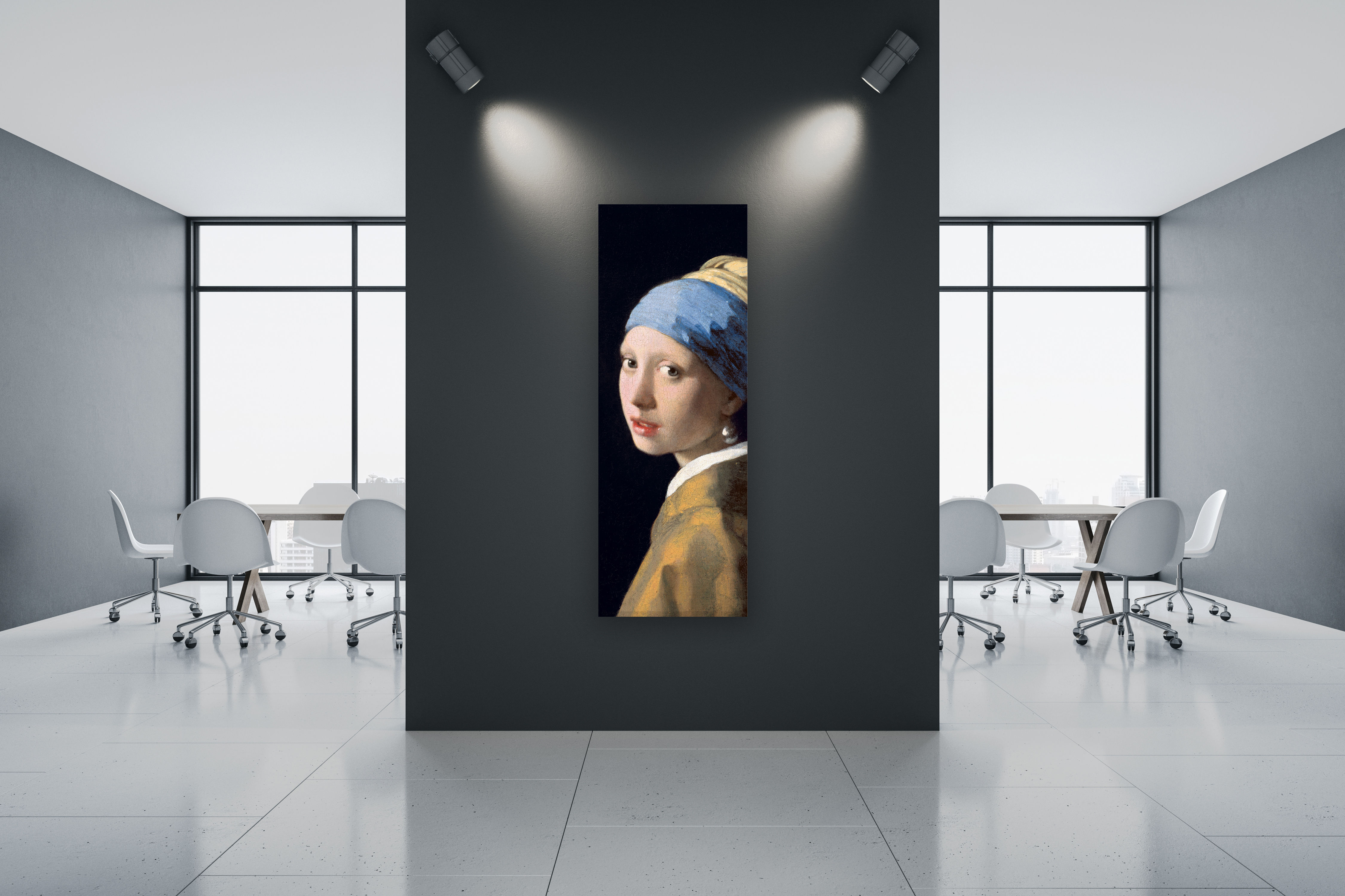 Donna con Orecchino - Radiatore Art Factory Verticale a Piastra