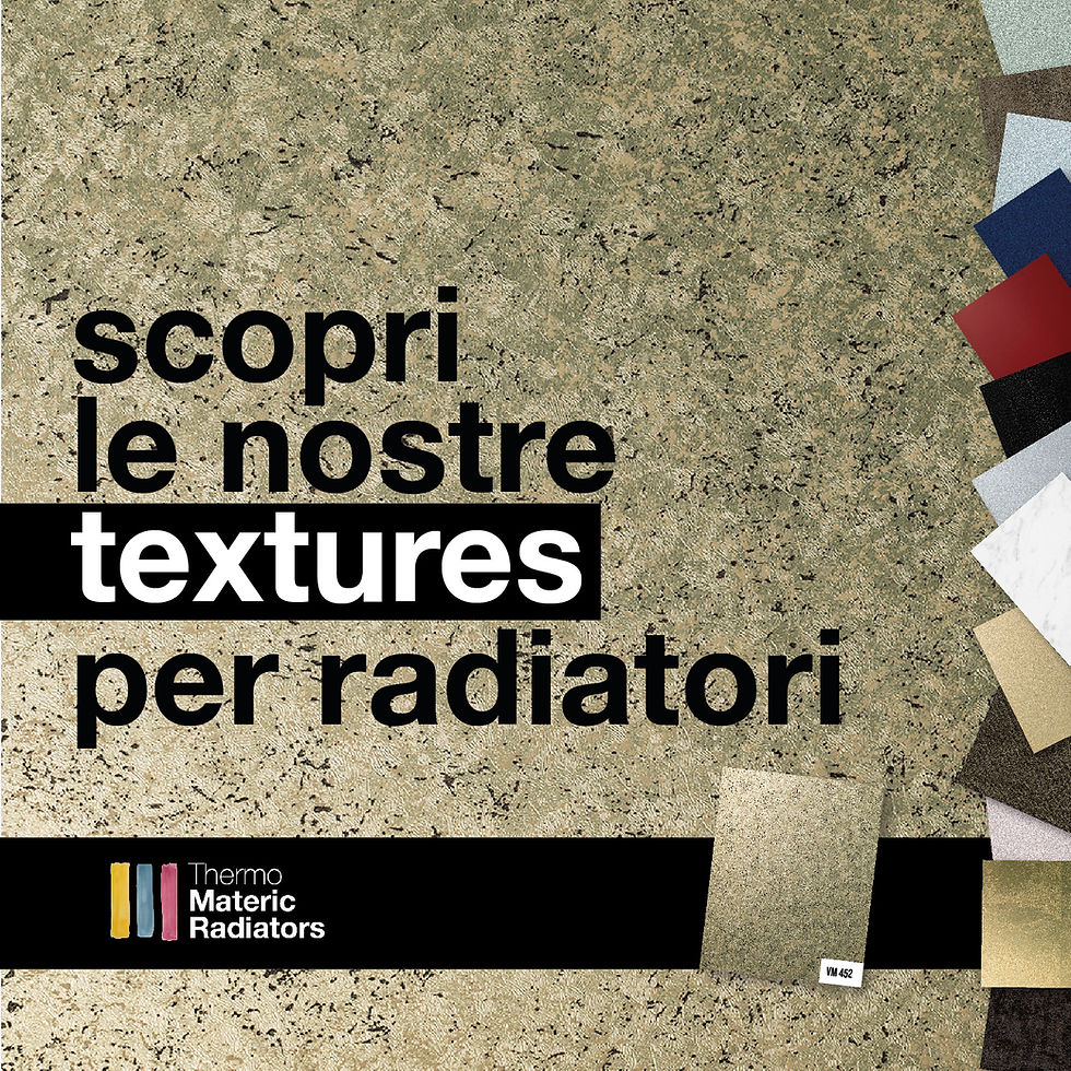 Miniatura: Radiatore Elettrico a Piastra Art Factory Verticale - Materico