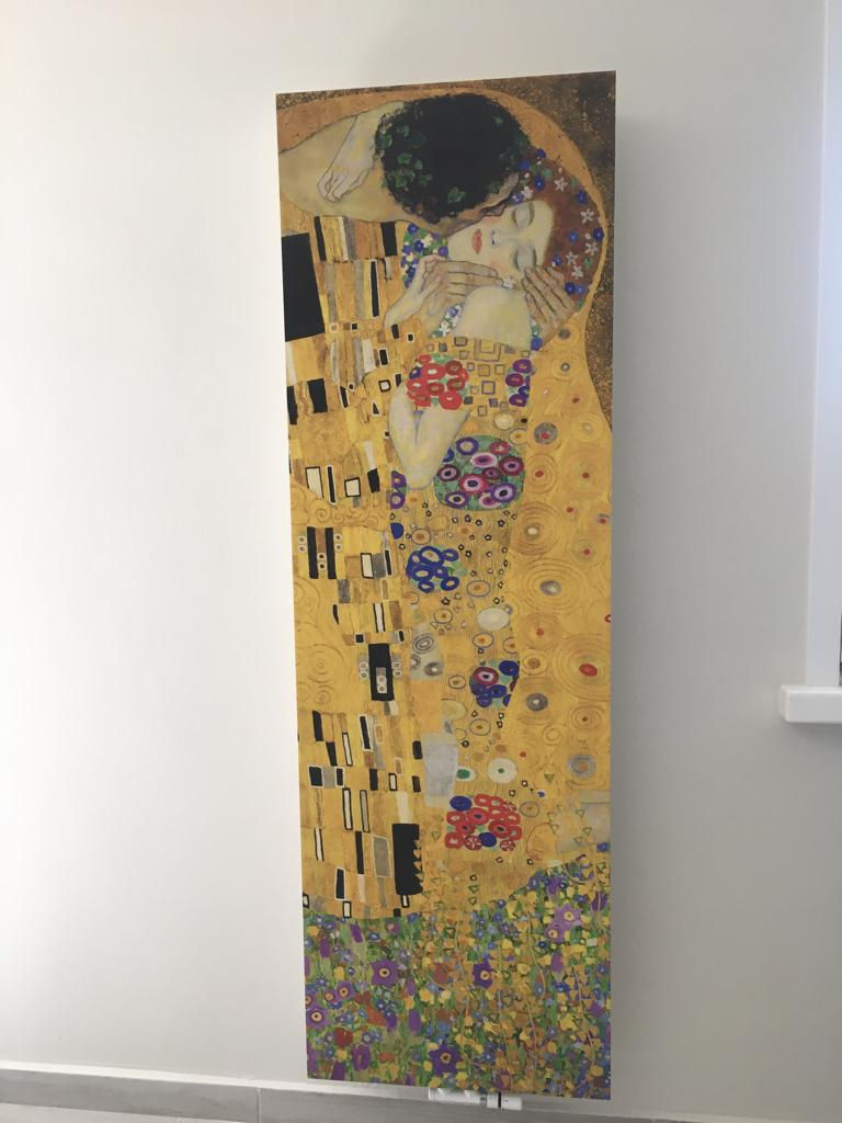 Miniatura: Kiss Klimt - Radiatore a Piastra Art Factory Verticale